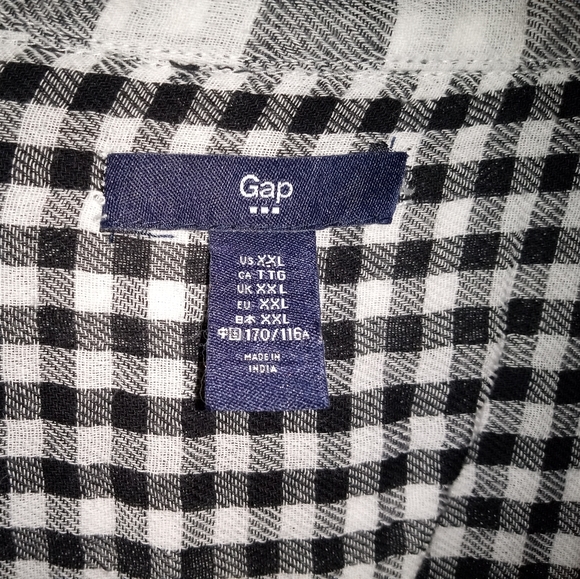Gap Black and White Check Dress / Tunic Size XXL - Picture 2 of 3